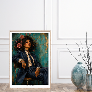 Kunstplakat - A Day at the Office