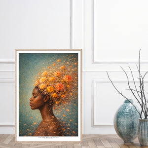 Kunstplakat - Lev livet i fuldt flor
