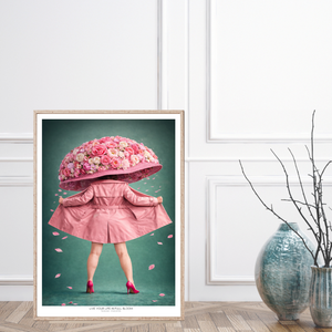 Kunstplakat - Live life in full bloom