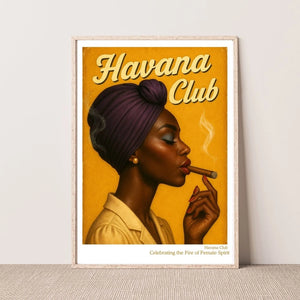 Kunstplakat - Havana Club TEMPLATE IKKE OK