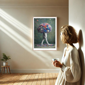 Kunstplakat - Live life in full bloom