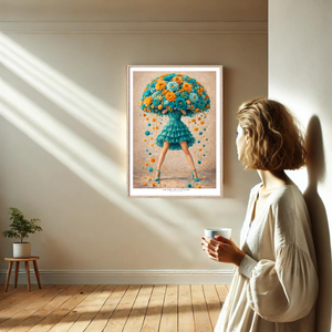 Kunstplakat - Live life in full bloom