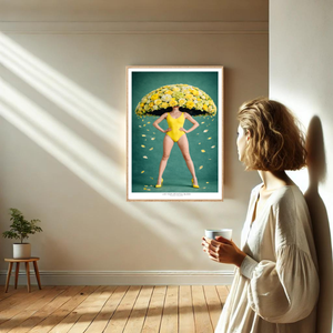 Kunstplakat - Live life in full bloom