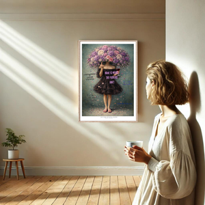 Kunstplakat - Live life in full bloom