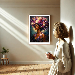 Kunstplakat - Live life in full colour