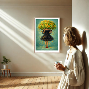 Kunstplakat - Live life in full bloom