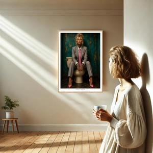 Kunstplakat - A Day at the Office