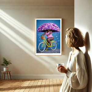 Kunstplakat - Live life in full bloom
