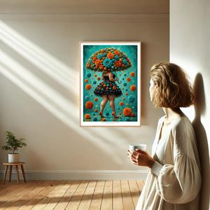Kunstplakat - Live life in full bloom