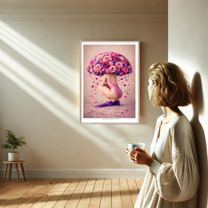Kunstplakat - Live life in full bloom