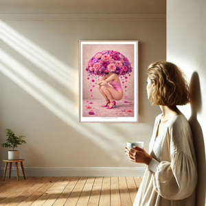 Kunstplakat - Live life in full bloom