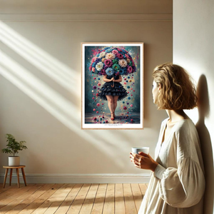 Kunstplakat - Live life in full bloom
