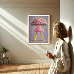 Kunstplakat - Live life in full bloom