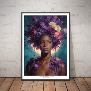 Kunstplakat - Live life in full colour