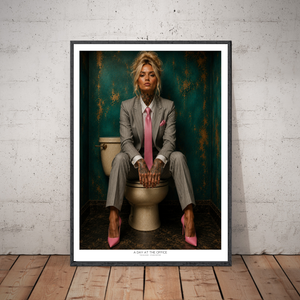 Kunstplakat - A Day at the Office