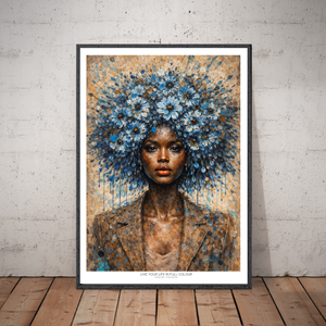 Kunstplakat - Live life in full colour