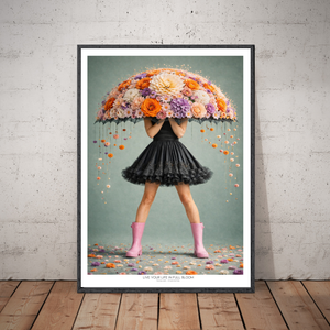 Kunstplakat - Live life in full bloom