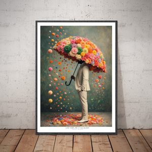 Kunstplakat - Live life in full bloom