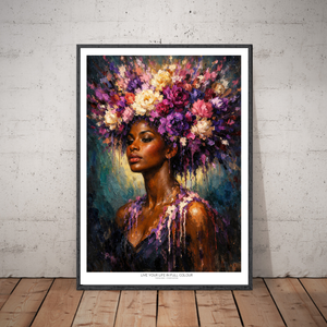 Kunstplakat - Live life in full colour