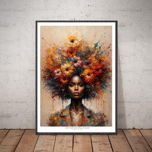 Kunstplakat - Live life in full colour